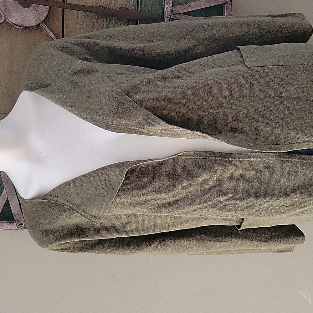 J. Crew Juliette Wool Blend Collarless Sweater Blazer - Picture 5 of 12